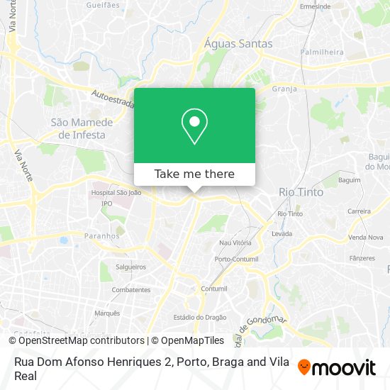Rua Dom Afonso Henriques 2 map