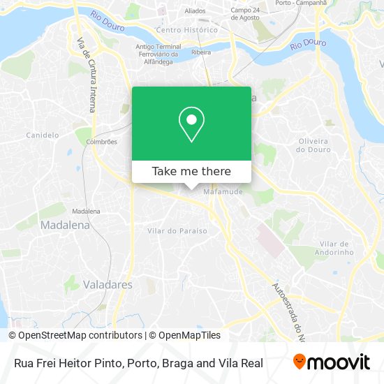 Rua Frei Heitor Pinto map