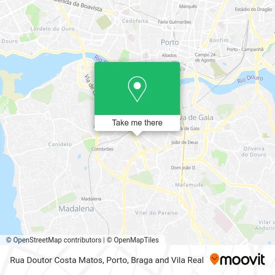 Rua Doutor Costa Matos map