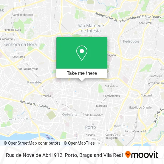 Rua de Nove de Abril 912 map