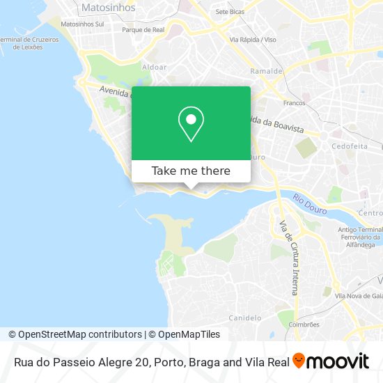 Rua do Passeio Alegre 20 map