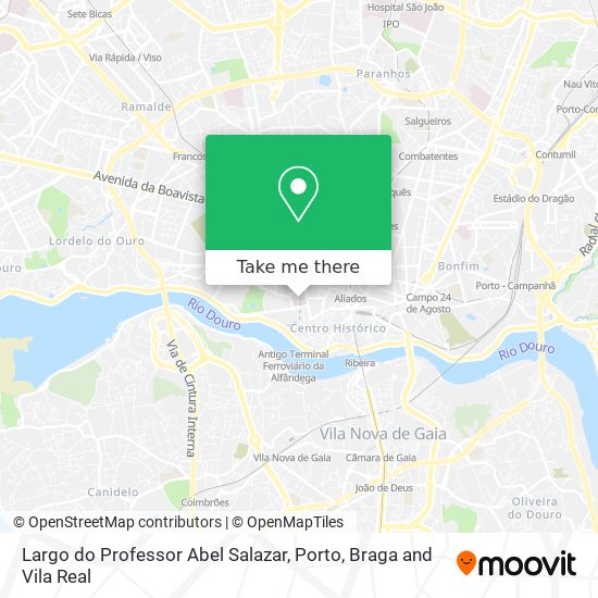 Largo do Professor Abel Salazar map