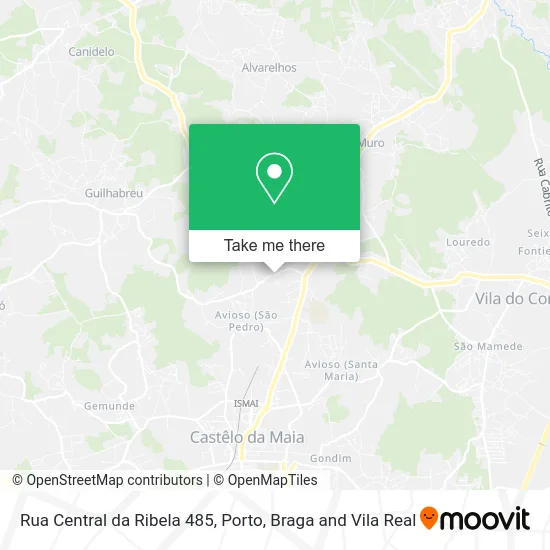 Rua Central da Ribela 485 map