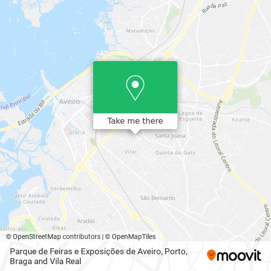 Parque de Feiras e Exposições de Aveiro map