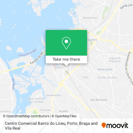 Centro Comercial Bairro do Liceu map