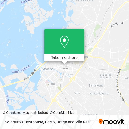 Soldouro Guesthouse map