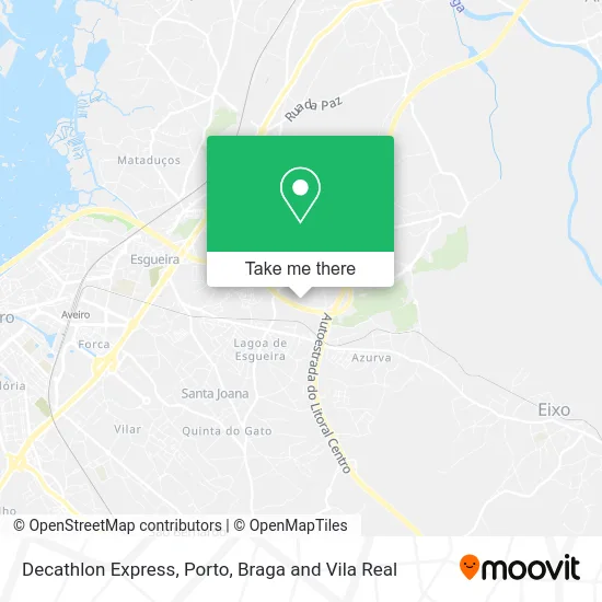 Decathlon Express map