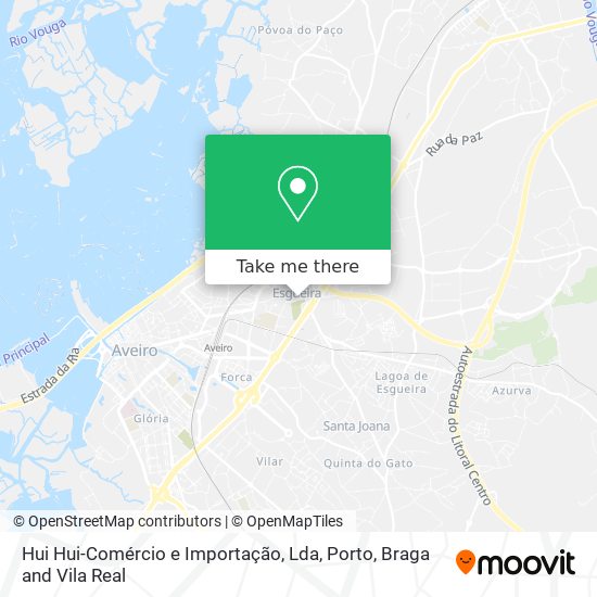 Hui Hui-Comércio e Importação, Lda map