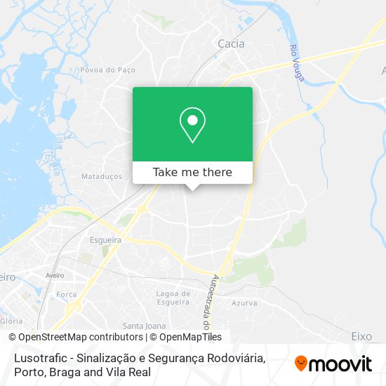 Lusotrafic - Sinalização e Segurança Rodoviária mapa