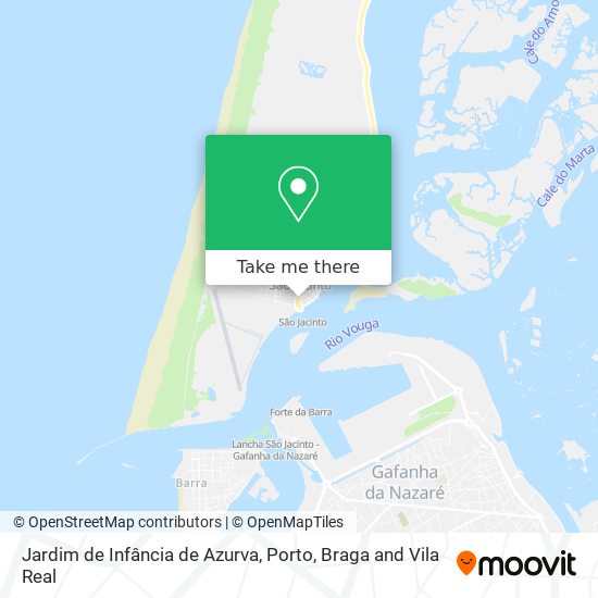 Jardim de Infância de Azurva mapa