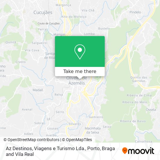 Az Destinos, Viagens e Turismo Lda. map