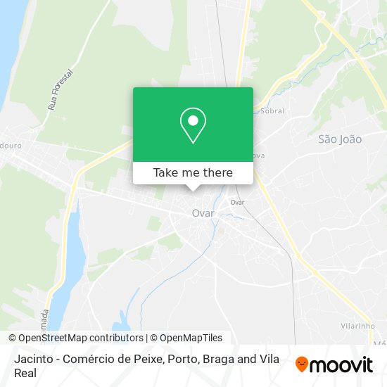 Jacinto - Comércio de Peixe map