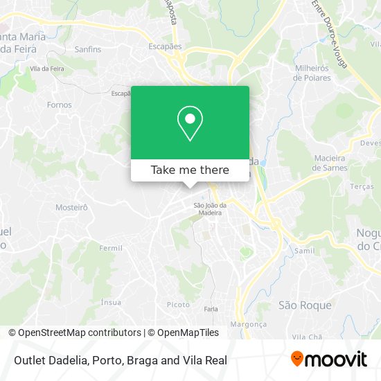 Outlet Dadelia mapa