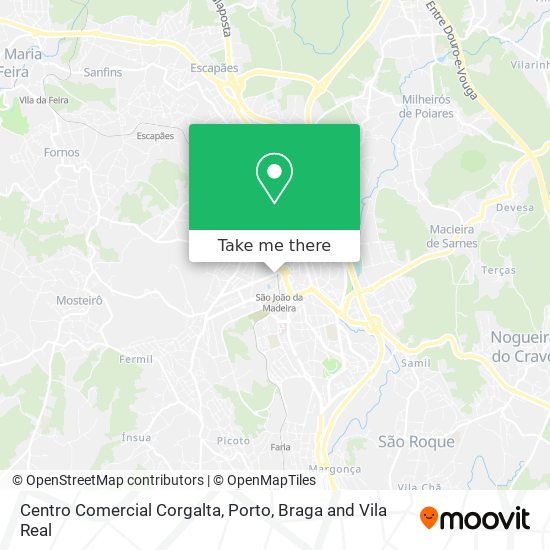 Centro Comercial Corgalta map