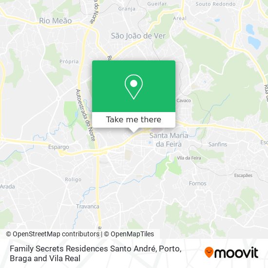 Family Secrets Residences Santo André map