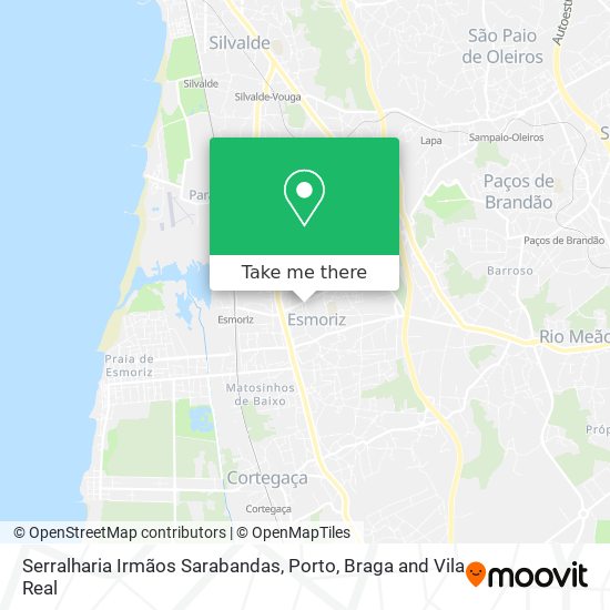 Serralharia Irmãos Sarabandas map