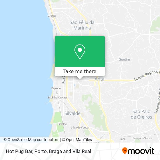 Hot Pug Bar mapa