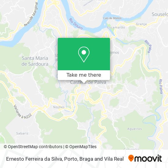 Ernesto Ferreira da Silva map