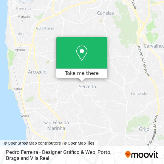 Pedro Ferreira - Designer Gráfico & Web mapa