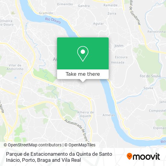 Parque de Estacionamento da Quinta de Santo Inácio map