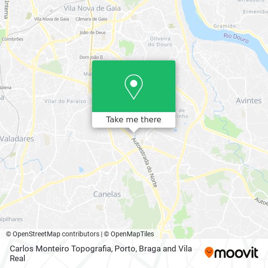 Carlos Monteiro Topografia mapa