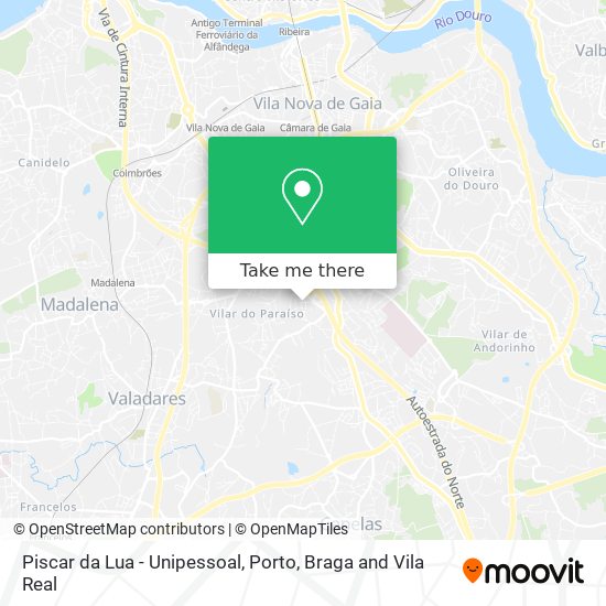 Piscar da Lua - Unipessoal mapa