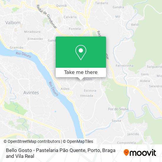 Bello Gosto - Pastelaria Pão Quente mapa