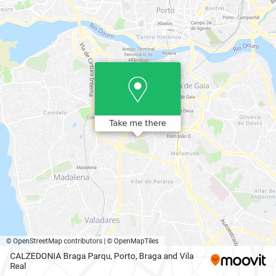 CALZEDONIA Braga Parqu map