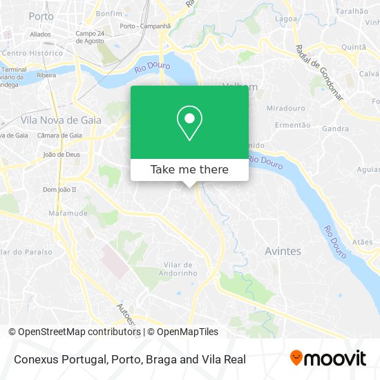 Conexus Portugal map