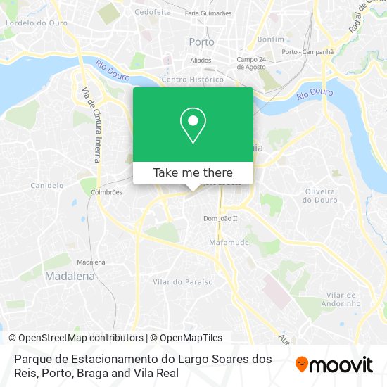 Parque de Estacionamento do Largo Soares dos Reis map