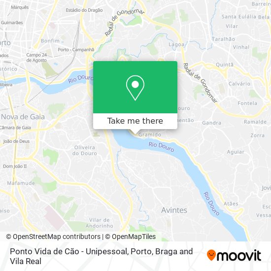 Ponto Vida de Cão - Unipessoal map