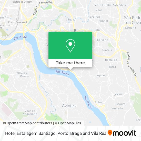 Hotel Estalagem Santiago map