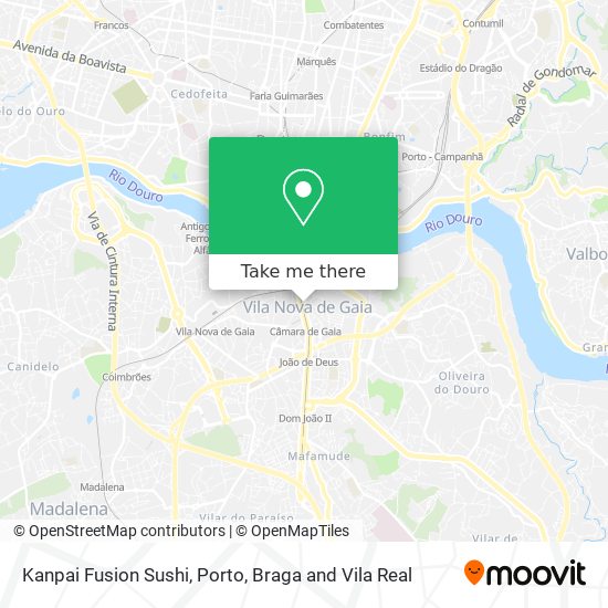 Kanpai Fusion Sushi mapa