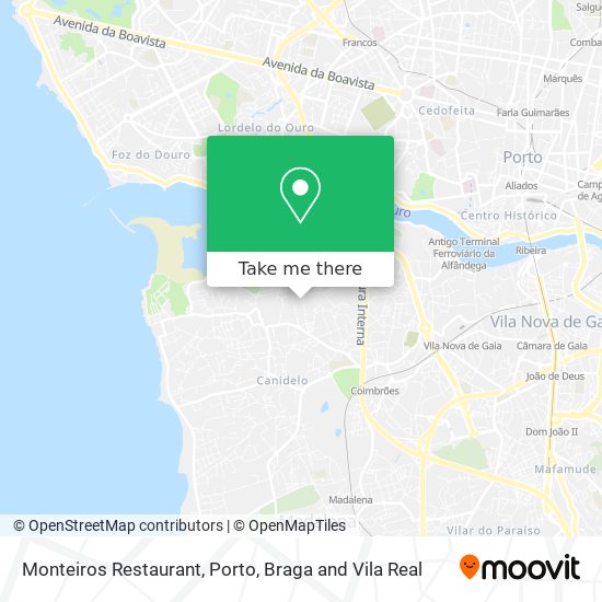 Monteiros Restaurant map