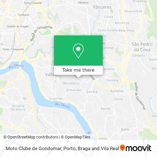 Moto Clube de Gondomar map