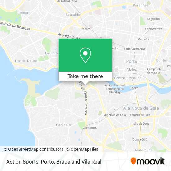 Action Sports map