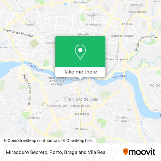 Miradouro Secreto map