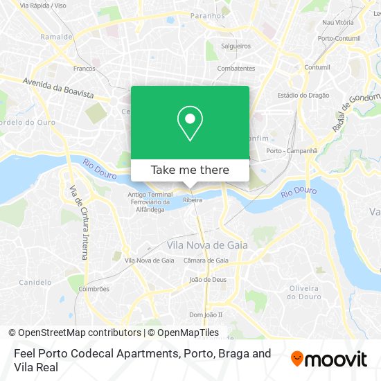 Feel Porto Codecal Apartments map