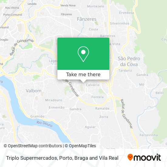 Triplo Supermercados map