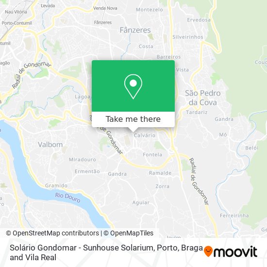 Solário Gondomar - Sunhouse Solarium mapa