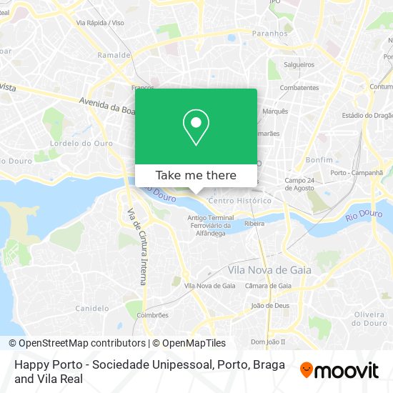 Happy Porto - Sociedade Unipessoal map