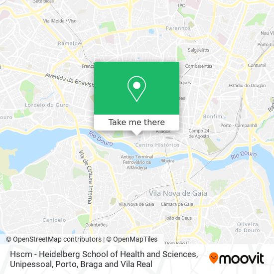 Hscm - Heidelberg School of Health and Sciences, Unipessoal map