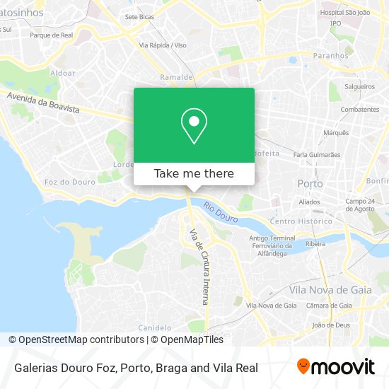 Galerias Douro Foz mapa