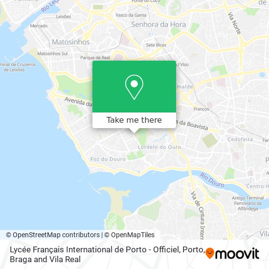 Lycée Français International de Porto - Officiel mapa