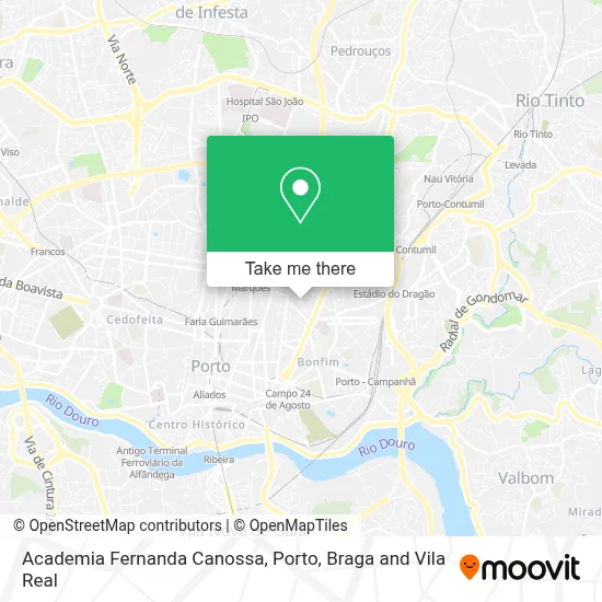 Academia Fernanda Canossa map