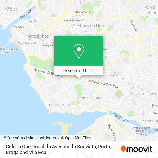 Galeria Comercial da Avenida da Boavista map