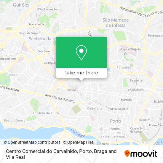 Centro Comercial do Carvalhido map