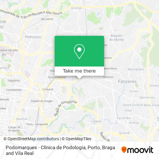 Podomarques - Clínica de Podologia map