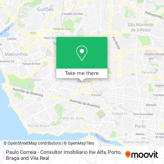 Paulo Correia - Consultor Imobiliario Kw Alfa map