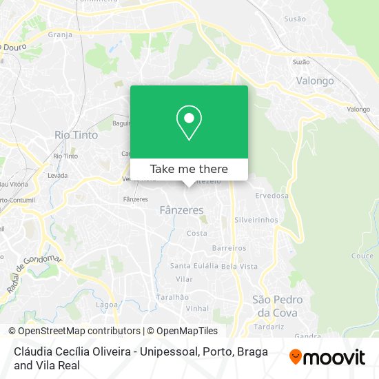 Cláudia Cecília Oliveira - Unipessoal map
